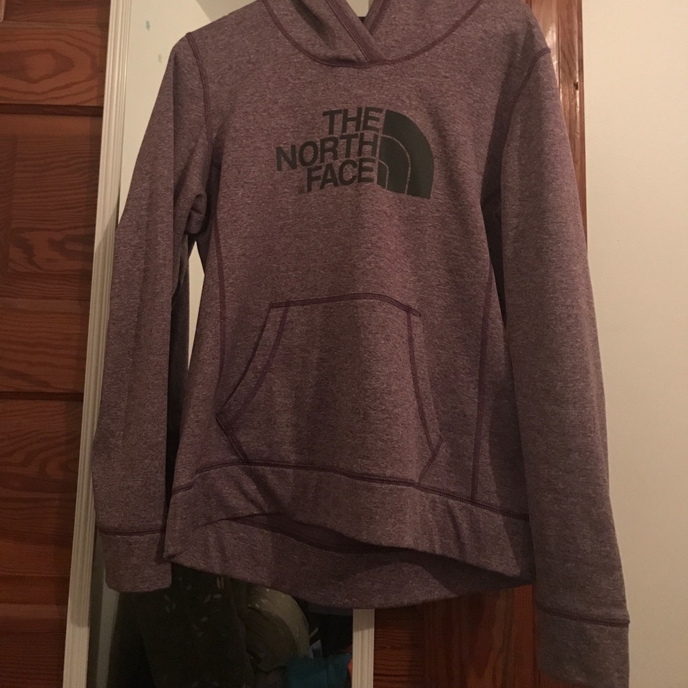 💜Purple NorthFace sweatshirt 💜